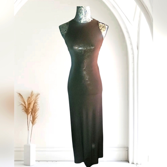 Misa Elegant Brown Evening Dress.                   15 - Picture 3 of 5